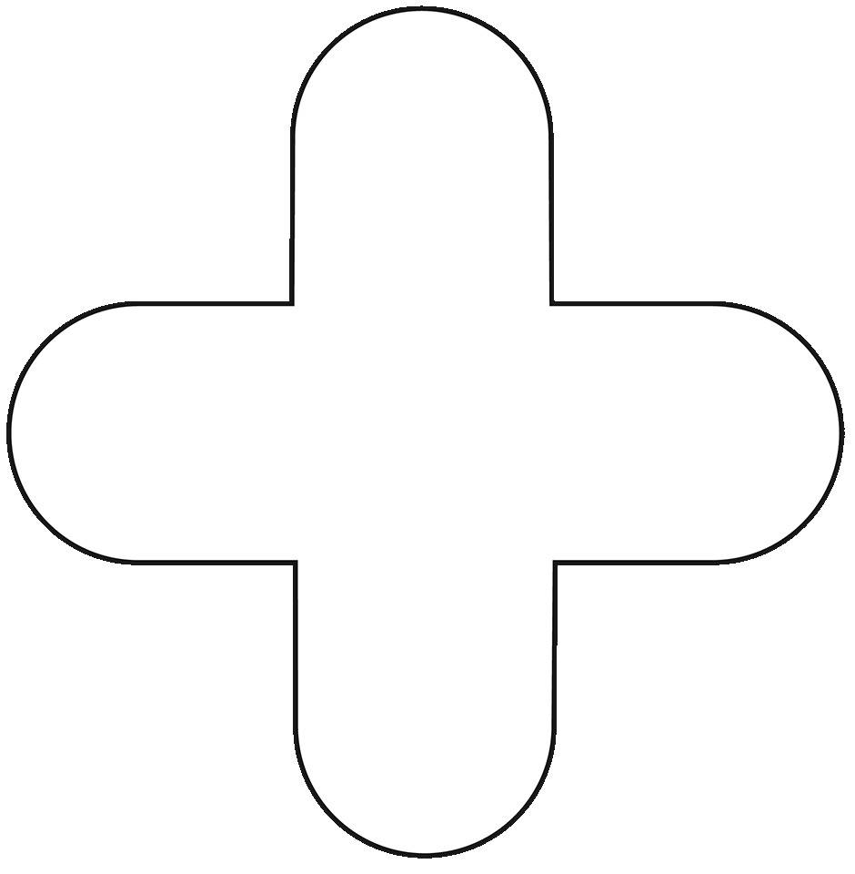 Stellplatzmarkierung X-Stücke, Rutschhemmung R10, weiß, Spezial-Kunststoff, 320x320x100mm, 10/VE