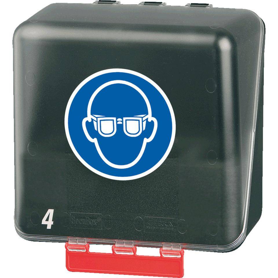SecuBox Schutzmittelbox Midi 4, transparent, ca. 236x225x125mm
