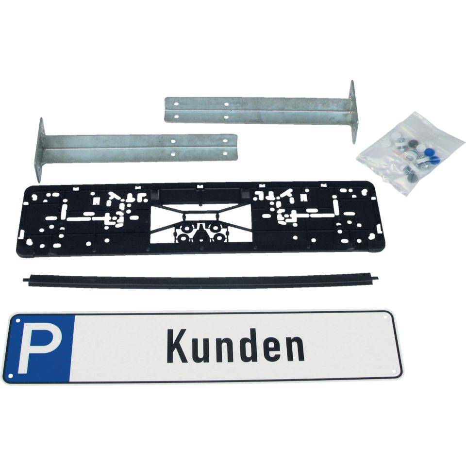 Befestigungsset 2 für Parkplatzreservierungsschilder, zum Aufschrauben