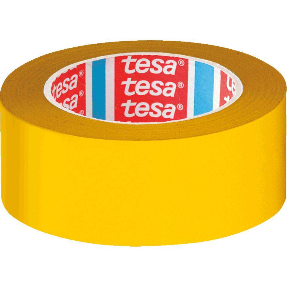 tesa® Bodenmarkierungsband 4169, gelb (ca. RAL 1003), 50mm, 33m/Rolle