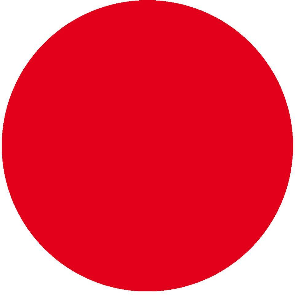 Stellplatzmarkierung Ronde, Rutschhemmung R10, extrem haltbar, rot, Spezial-Kunststoff, Ø100mm, 50/VE