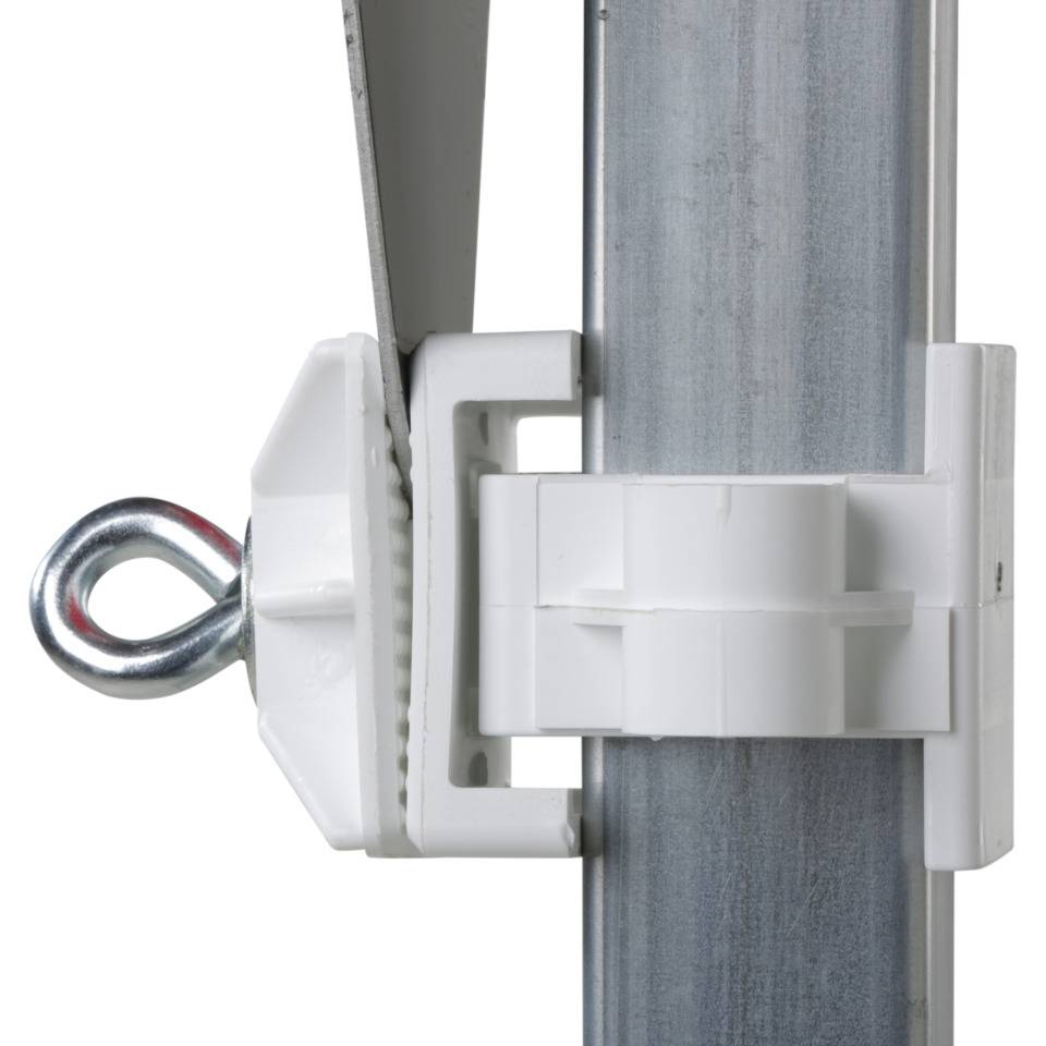 Schake Universal-Klemme, mit 2 Ösen, Kunststoff, für Schaftrohre Ø 42mm, 40x40mm