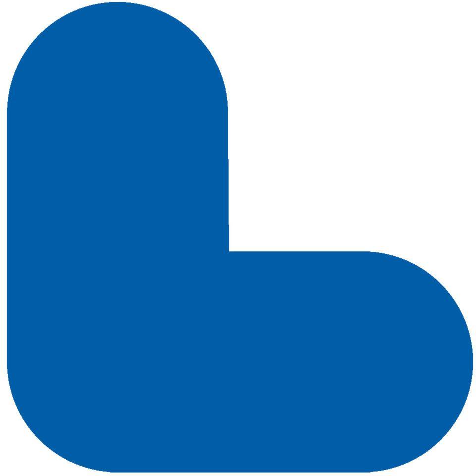 Stellplatzmarkierung L-Stücke, Rutschhemmung R10, blau, Spezial-Kunststoff, 210x210x100mm, 10/VE