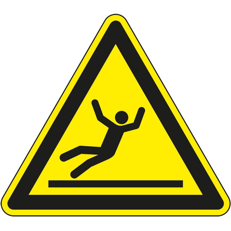 Warnschild Warnung vor Rutschgefahr, ASR/ISO, Kunststoff, SL 100mm