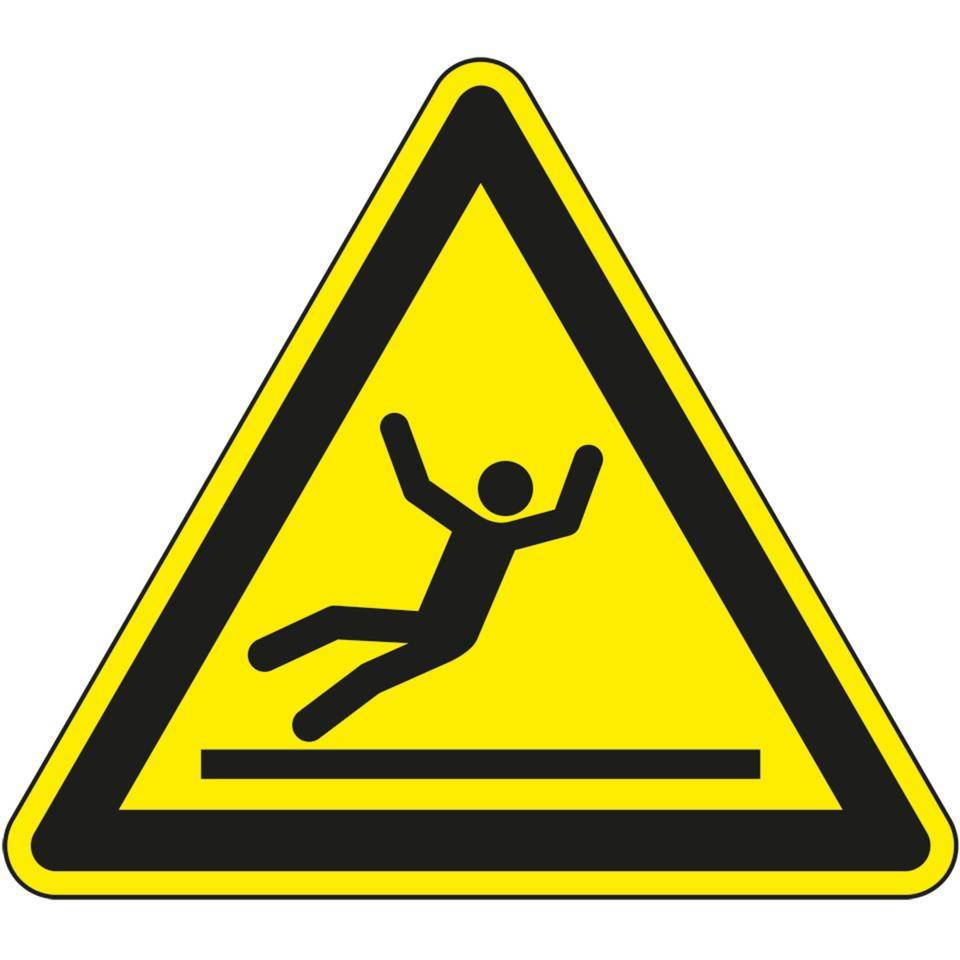 Warnschild Warnung vor Rutschgefahr, ASR/ISO, Recycling-Verbundplatte, SL 100mm