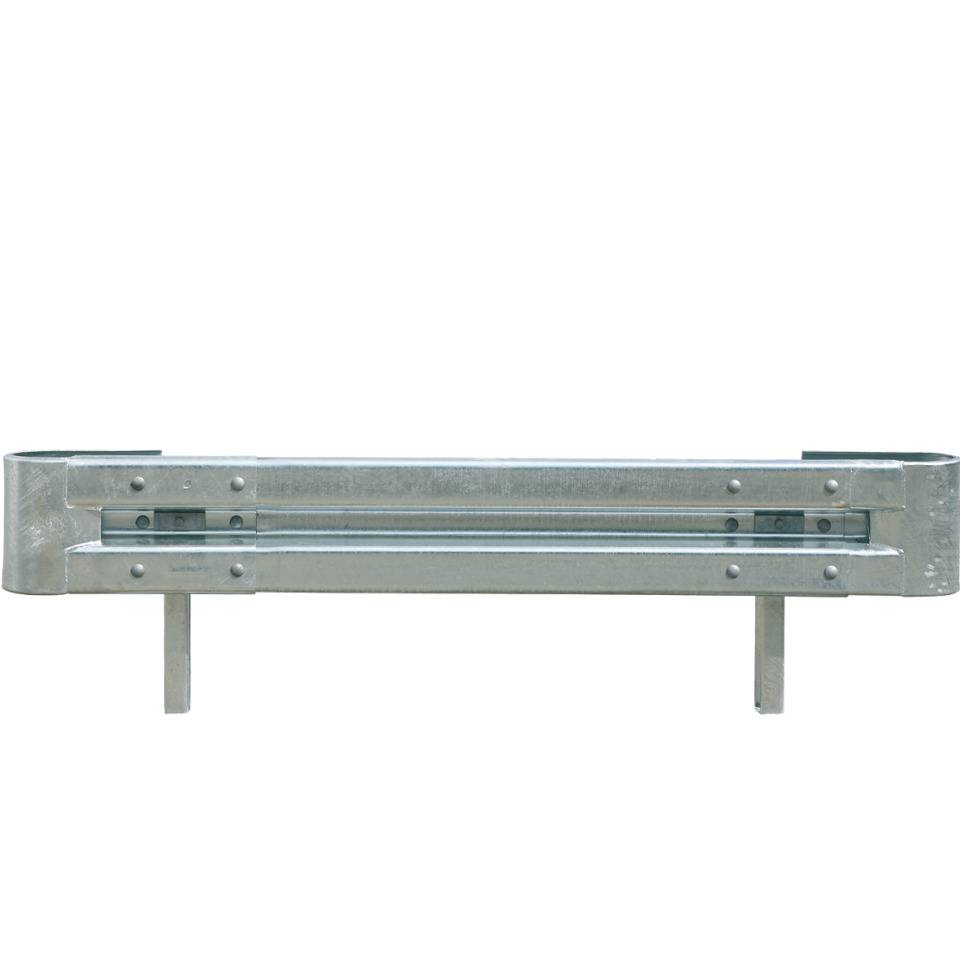 Starter-Set Stahlschutzplanken Typ B, zum Einrammen, Baulänge 1,33m