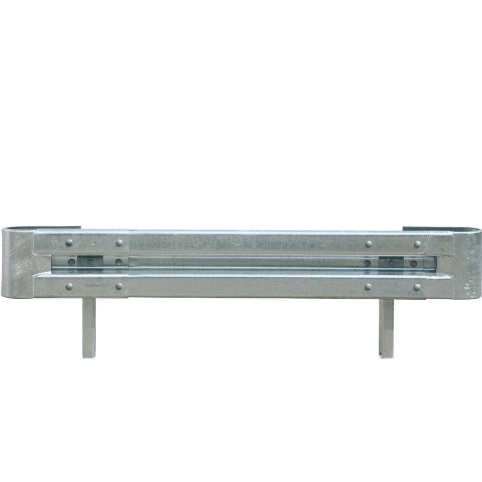 Starter-Set Stahlschutzplanken Typ B, zum Einrammen, Baulänge 1,33m