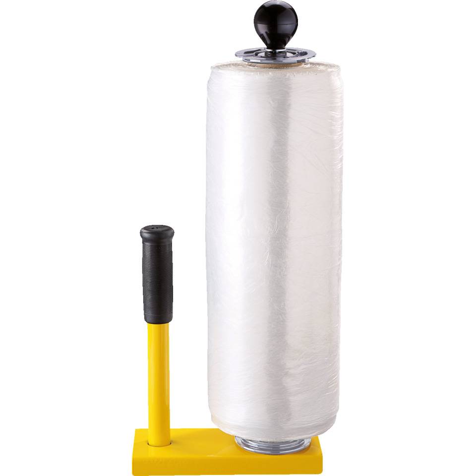 Starter-Set Stretchfolien, 6 Rollen Strechtfolie und 1 Handabroller