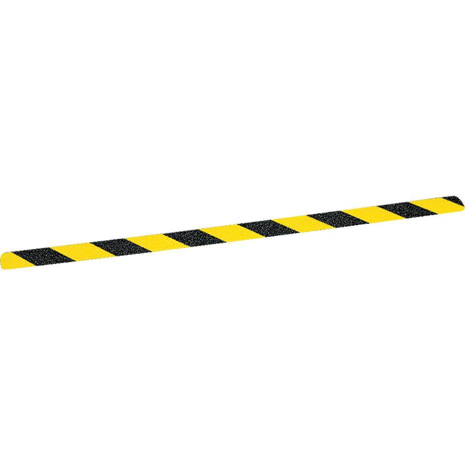 K.57 Trittschutz-Warnmarkierung, R13, gelb/schwarz schraffiert, 25x800mm
