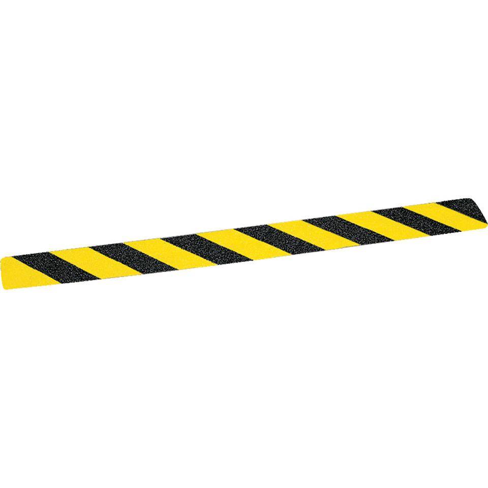K.57 Trittschutz-Warnmarkierung, R13, gelb/schwarz schraffiert, 50x650mm