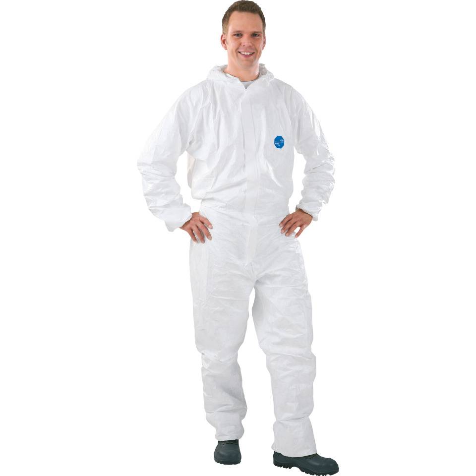 Tyvek® 400 Dual Schutzanzug, Model CHF5, Kat.III, Typ 5/6, weiß, Größe M, 25/VE