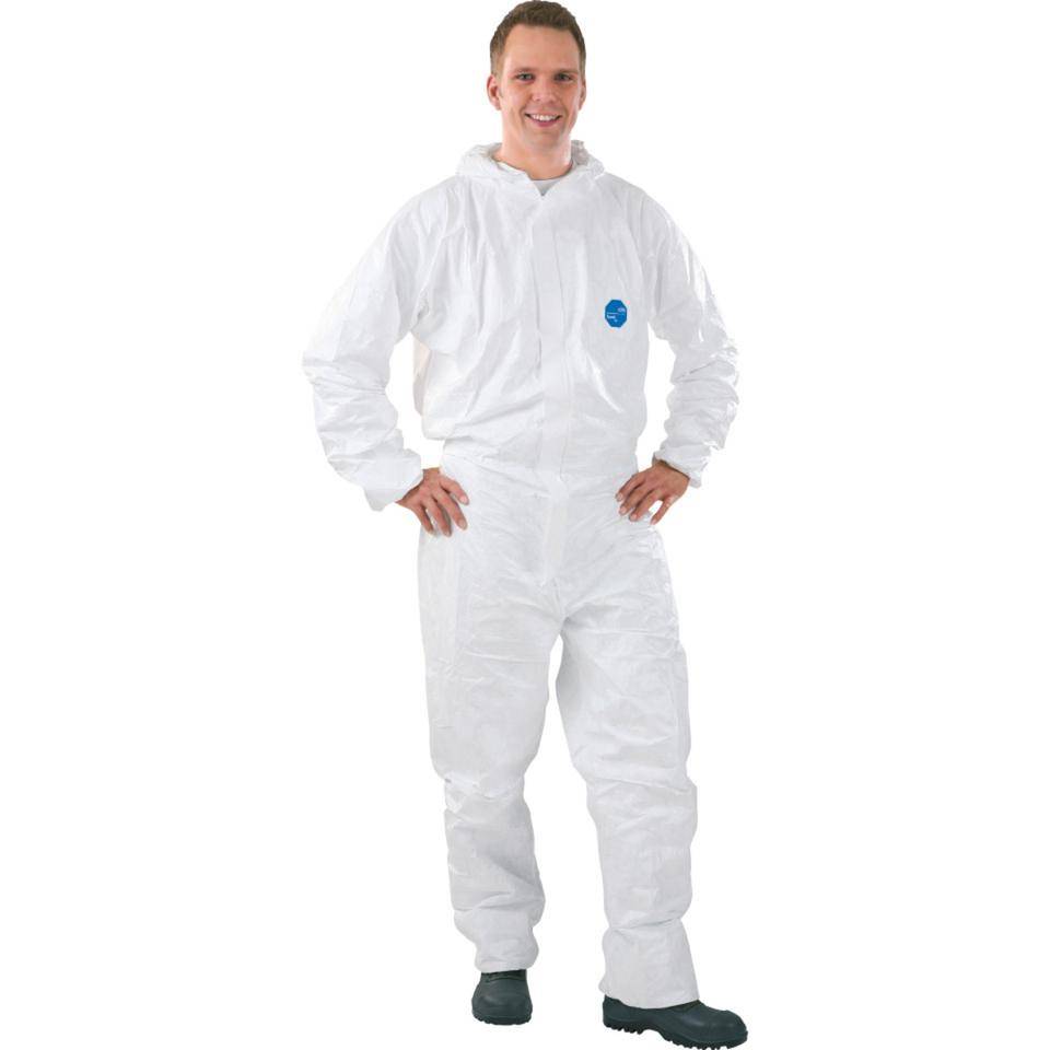 Tyvek® 400 Dual Schutzanzug, Model CHF5, Kat.III, Typ 5/6, weiß,Größe L, 25/VE