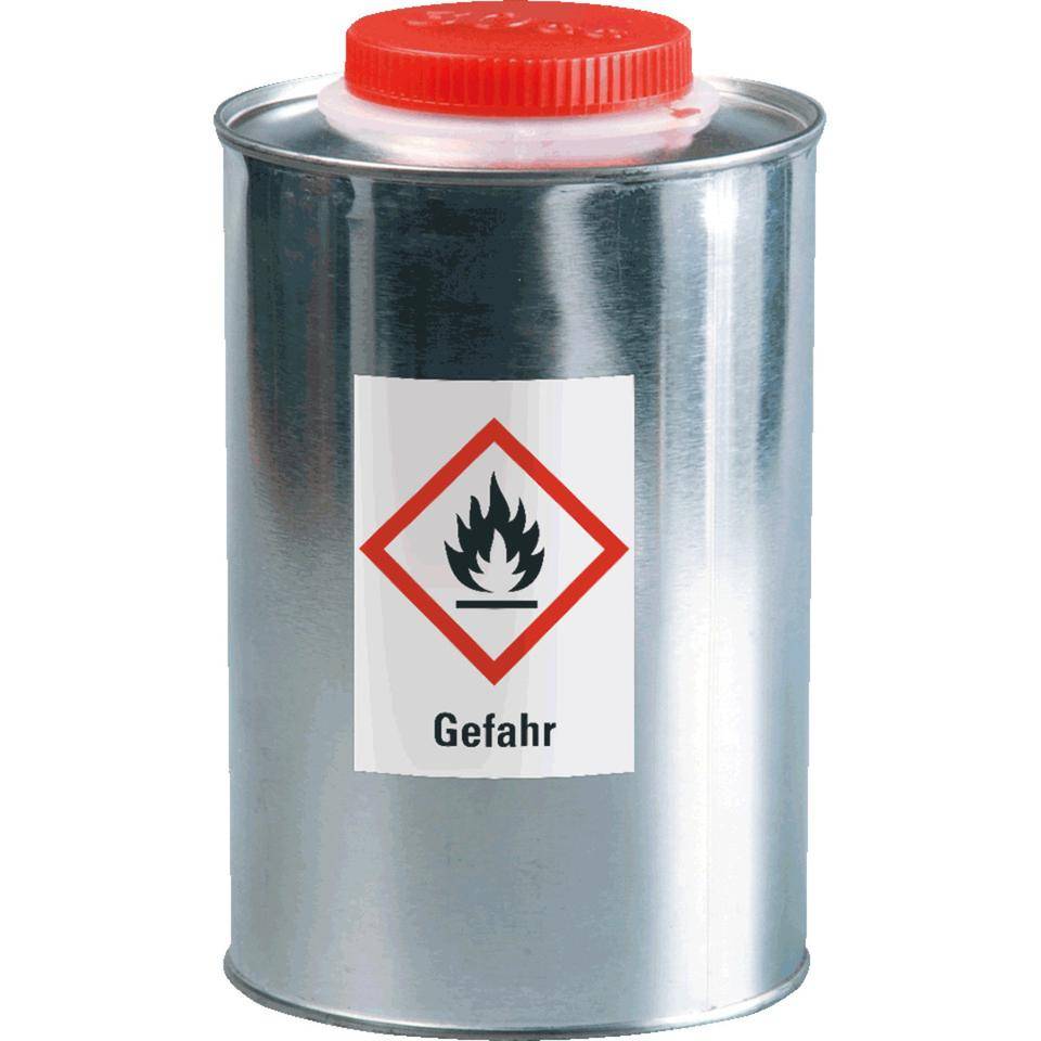 Gefahrensymbol Flamme GHS 02, Gefahr, Folie, 148x210mm, GHS-Verordnung