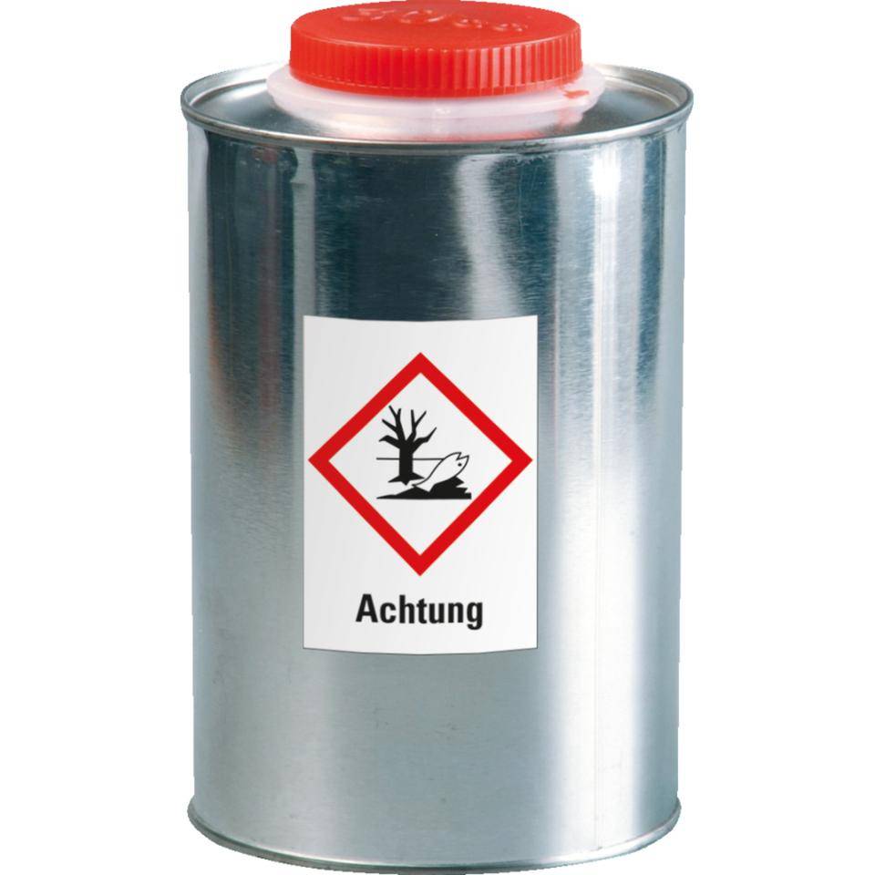 Gefahrensymbol Umwelt GHS 09, Achtung, Folie, 18x26mm, 500/Rolle, GHS-Verordnung