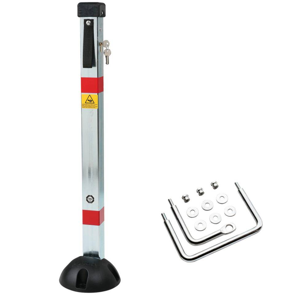 Parkpfosten-Set Parky AR700, unterschiedlich schließend, zum Einbetonieren, H 900mm