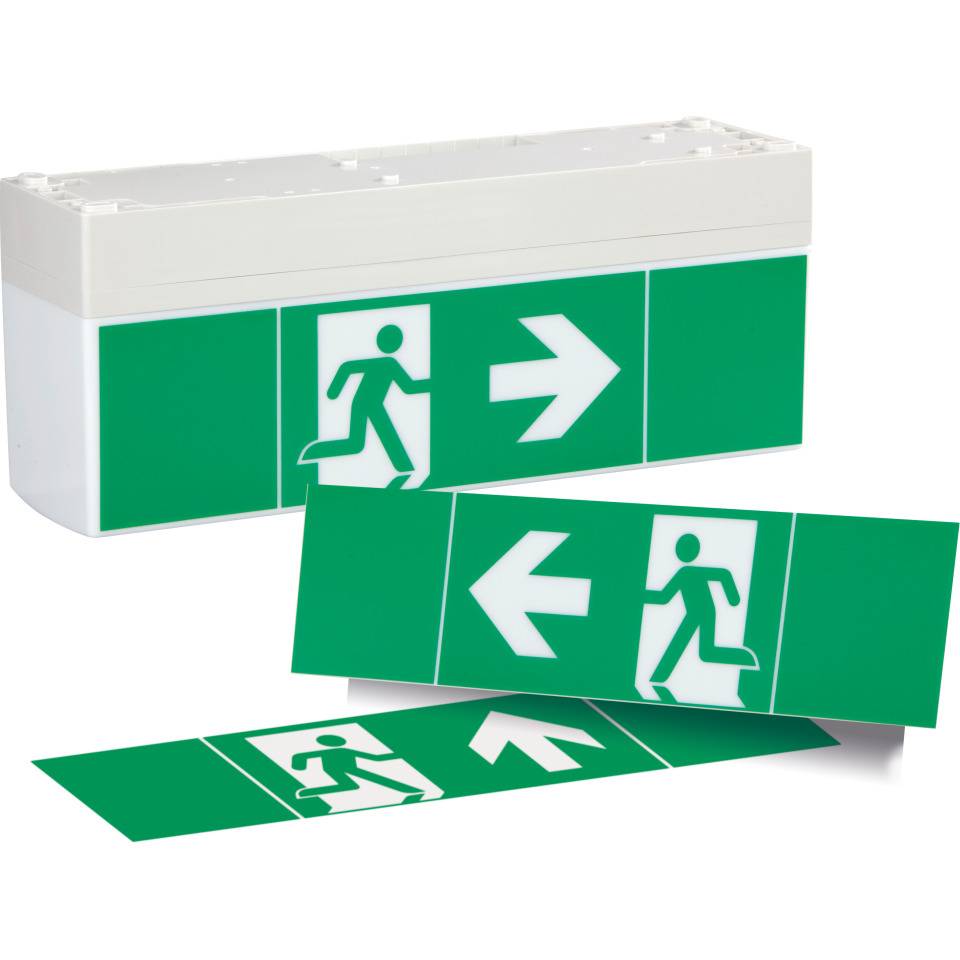 CEAG Sicherheitsleuchte SV Euro 4L LED, Erkennungsweite 17m, inkl. 3 Piktos