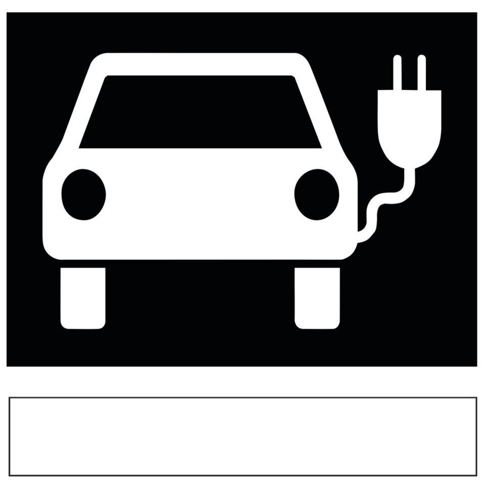 Vorteils-Set PREMARK®, zum Einbrennen, Bodenzeichen Elektrofahrzeug, Streifen