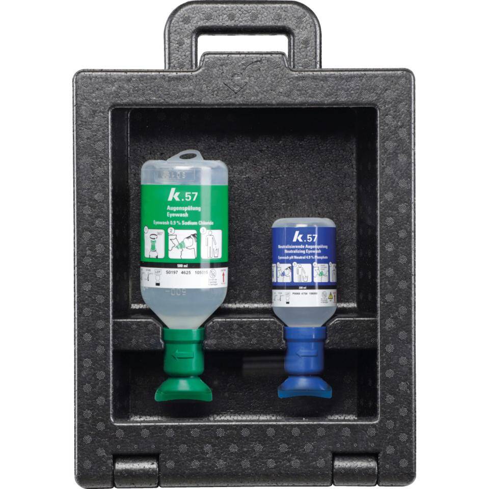 K.57 Vorteils-Set Augenspülung iBox 2, Wandbox, Augenspülung, Schild, Anleitungstafel