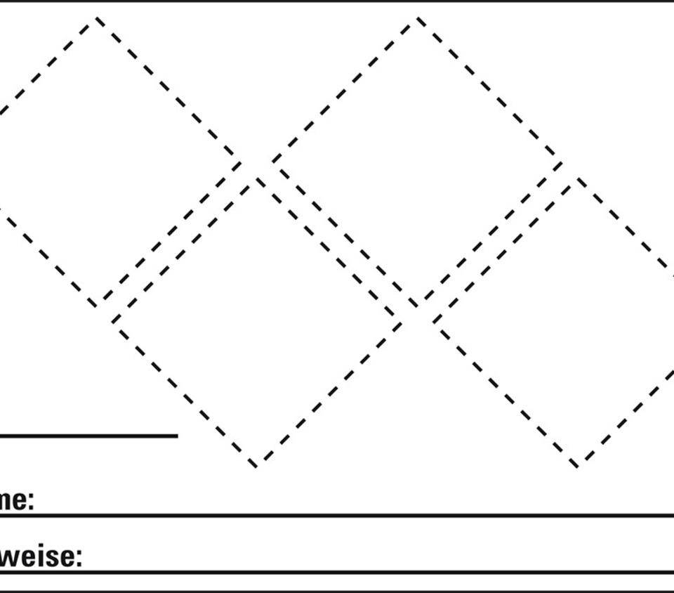 Gefahrstoffetikett zum Selbstkleben und Beschriften, für 4 Piktos, Folie, 74x52mm, 10/Bogen