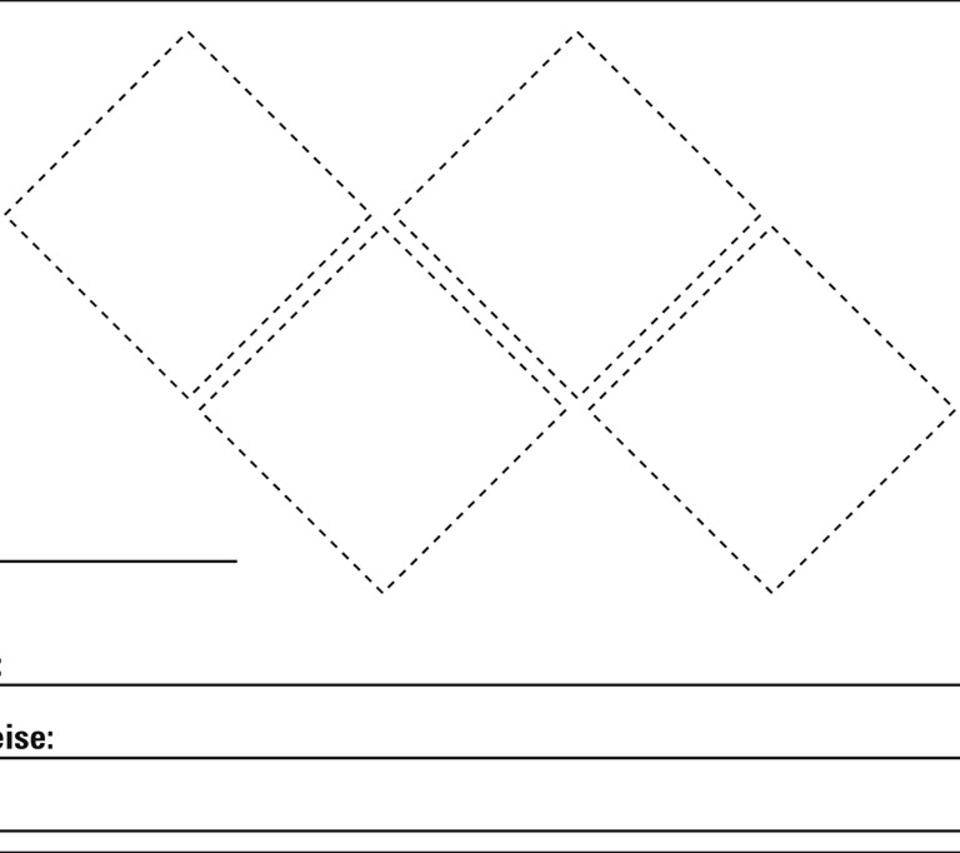 Gefahrstoffetikett zum Selbstkleben und Beschriften, für 4 Piktos, Folie, 148x105mm, 4/Bogen
