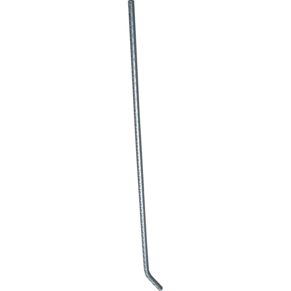 Eindrehstange, zum Eindrehen des Schraubfundaments, silber, Stahl, 1200mm