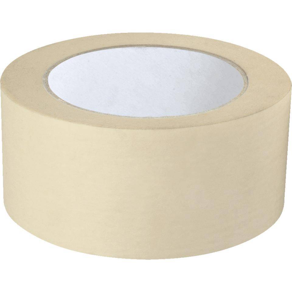 Papierklebeband, folienfrei, chamois, Papier, selbstklebend, 50mm, 50m, 6/VE