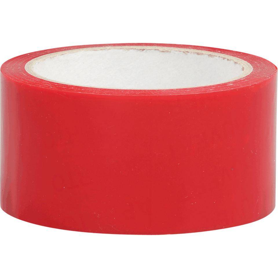 Security Tape, fälschungssicher, rot, Polypropylen, 50m/Rolle