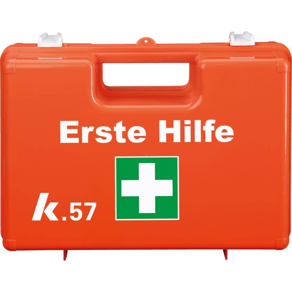 K.57 Vorteils-Set Erste-Hilfe-Koffer Classic, Verbandblock, Pflasterspender, Pflaster elastisch