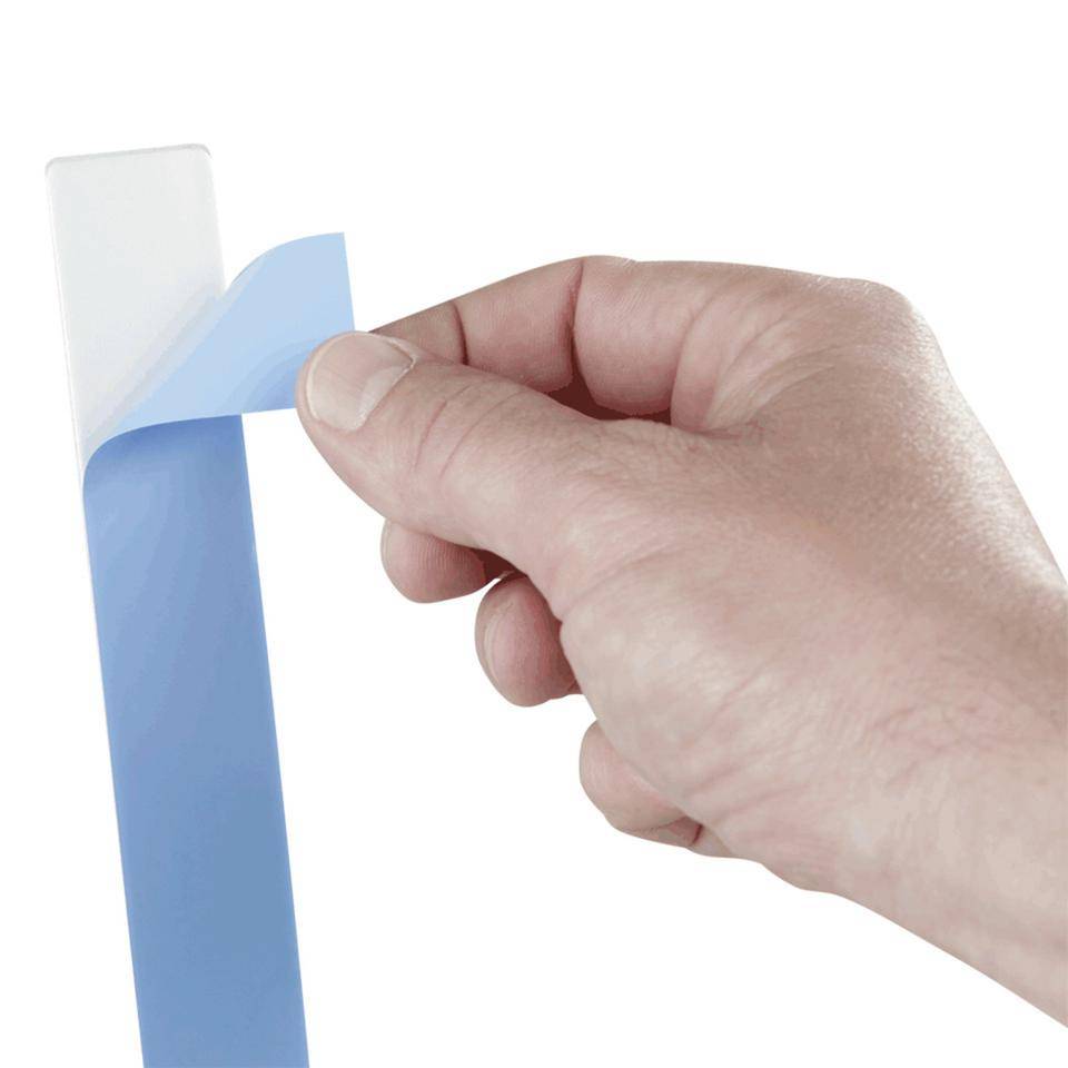 PERMALIGHT® power langnachleuchtend L-Treppenmarker, links, Aluminium, selbstklebend, 76x203x25mm, DIN 67510