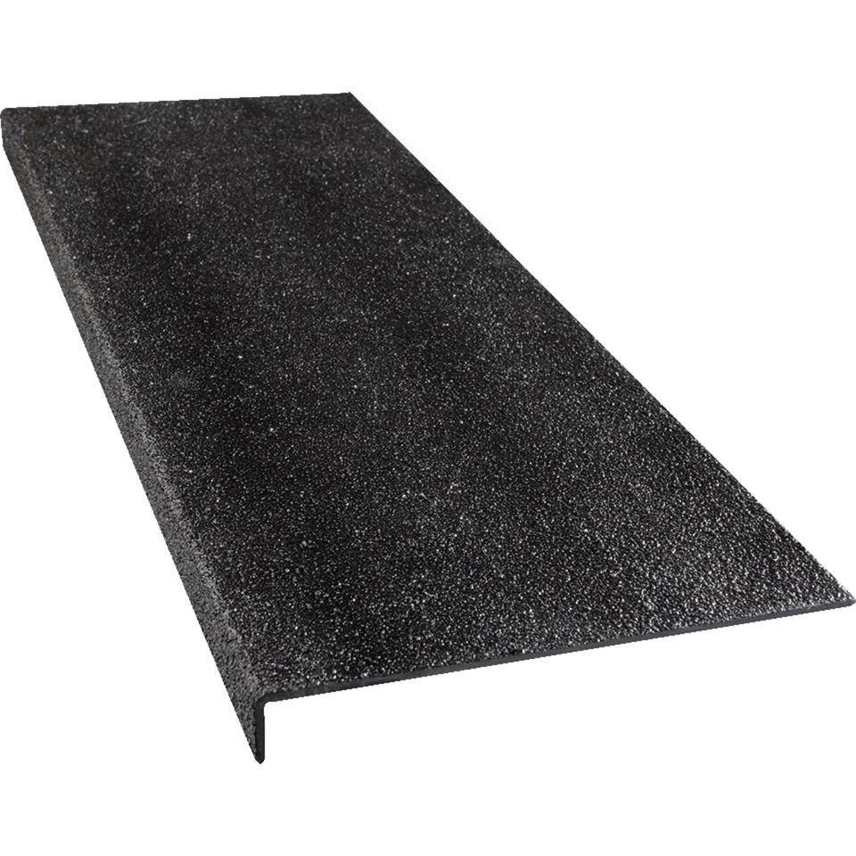 K.57 Antirutsch-Kantenprofil selbstklebend, R13, schwarz, Kunststoff, 230x1000x30mm