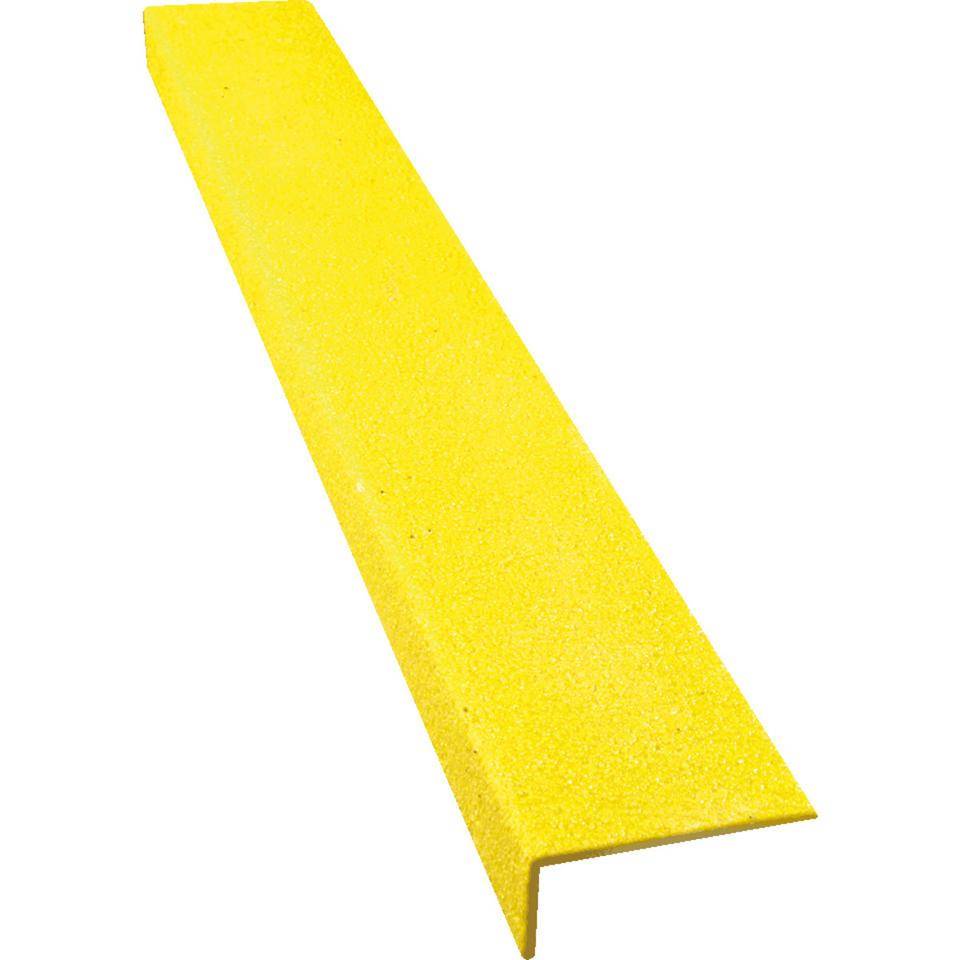 K.57 Antirutsch-Treppenkantenprofil, R13, gelb, Spezialkunststoff, 70x600x30mm
