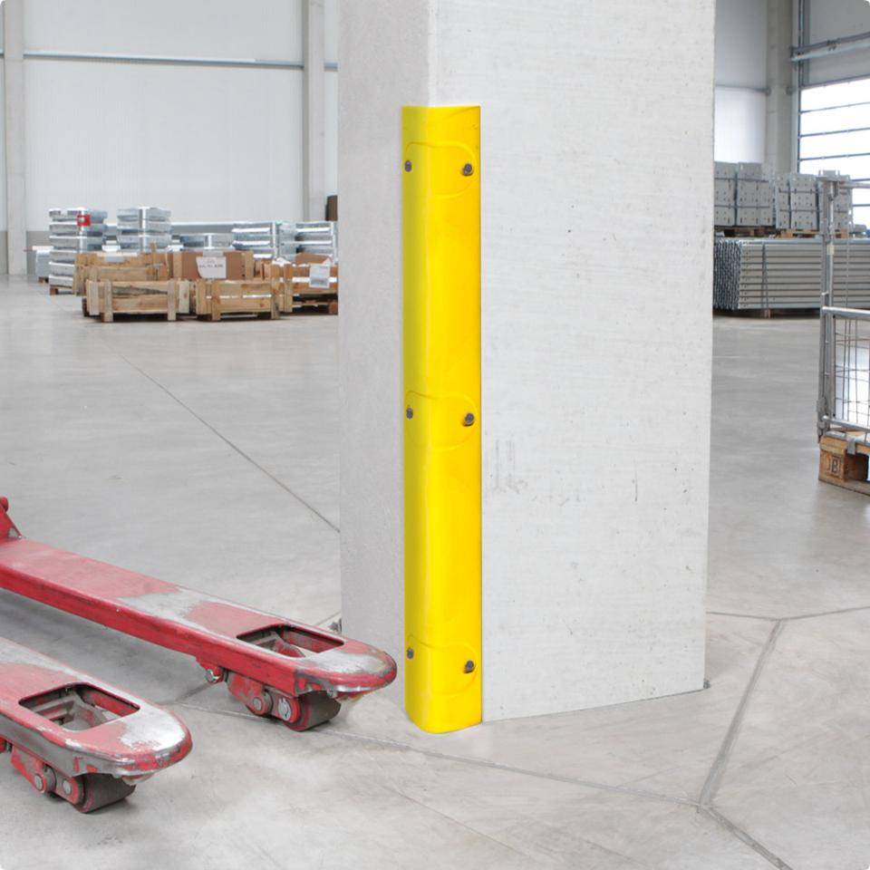 Eckanfahrschutz Corner Protektor Flex Impact, zum Aufdübeln, gelb, HDPE, 1000mm