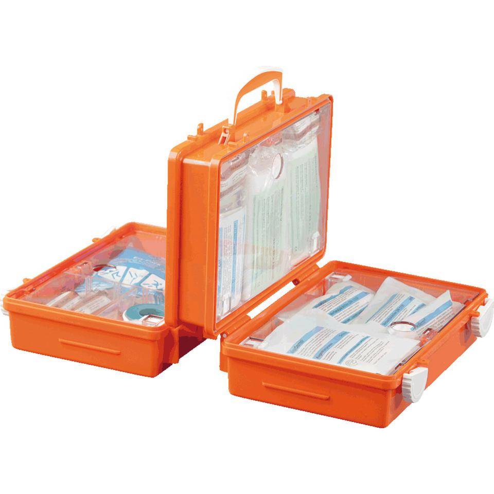 SÖHNGEN® Erste-Hilfe-Koffer Joker4kids, ASR A4.3 (DIN 13157), orange
