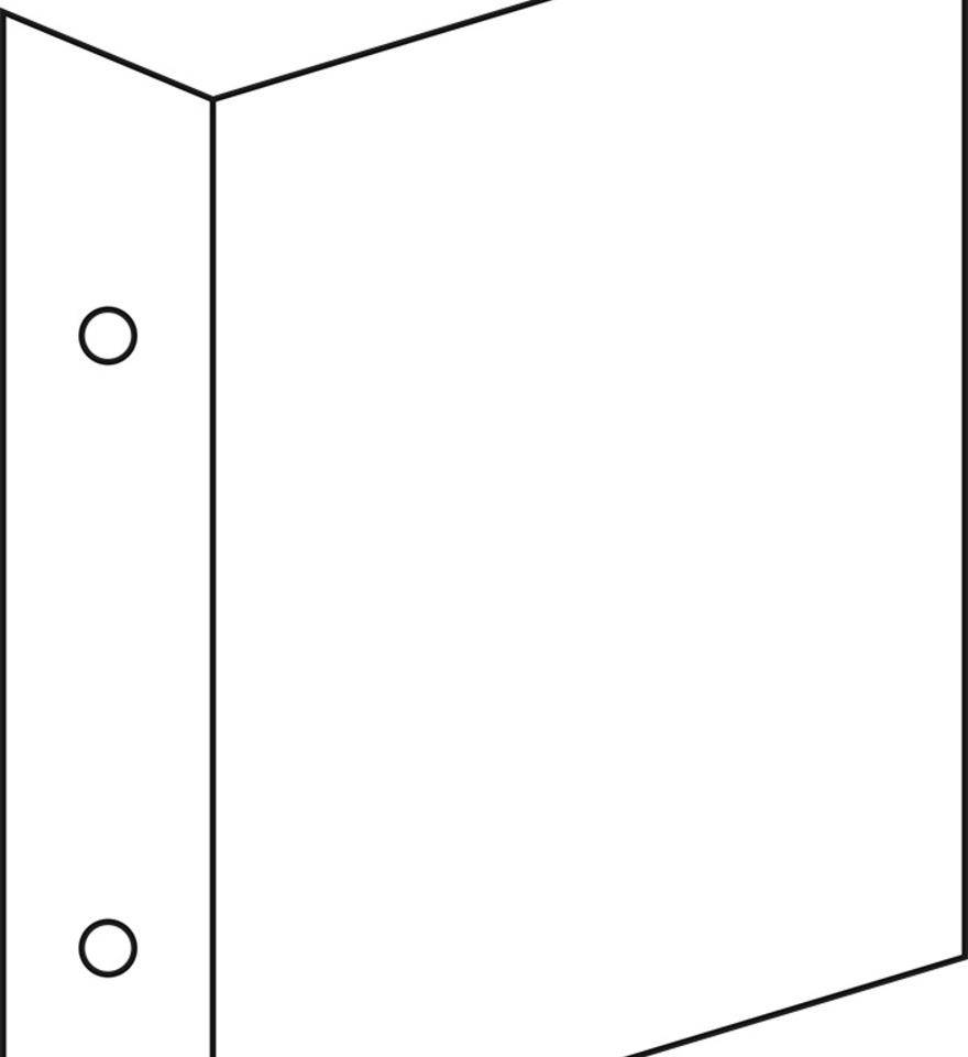 Fahnenschild für Lagerplatzkennzeichnung, blanko, Aluminium, 230x250mm