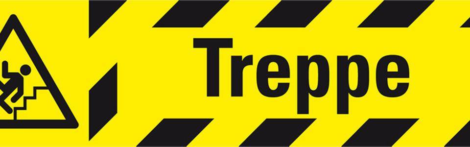 Antirutschbelag Treppe, Rutschhemmung R13, gelb/schwarz, selbstklebend, 800x200mm