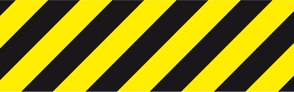 Antirutschbelag gelb/schwarz schraffiert, R10, selbstklebend, 800x200mm, ASR A1.5