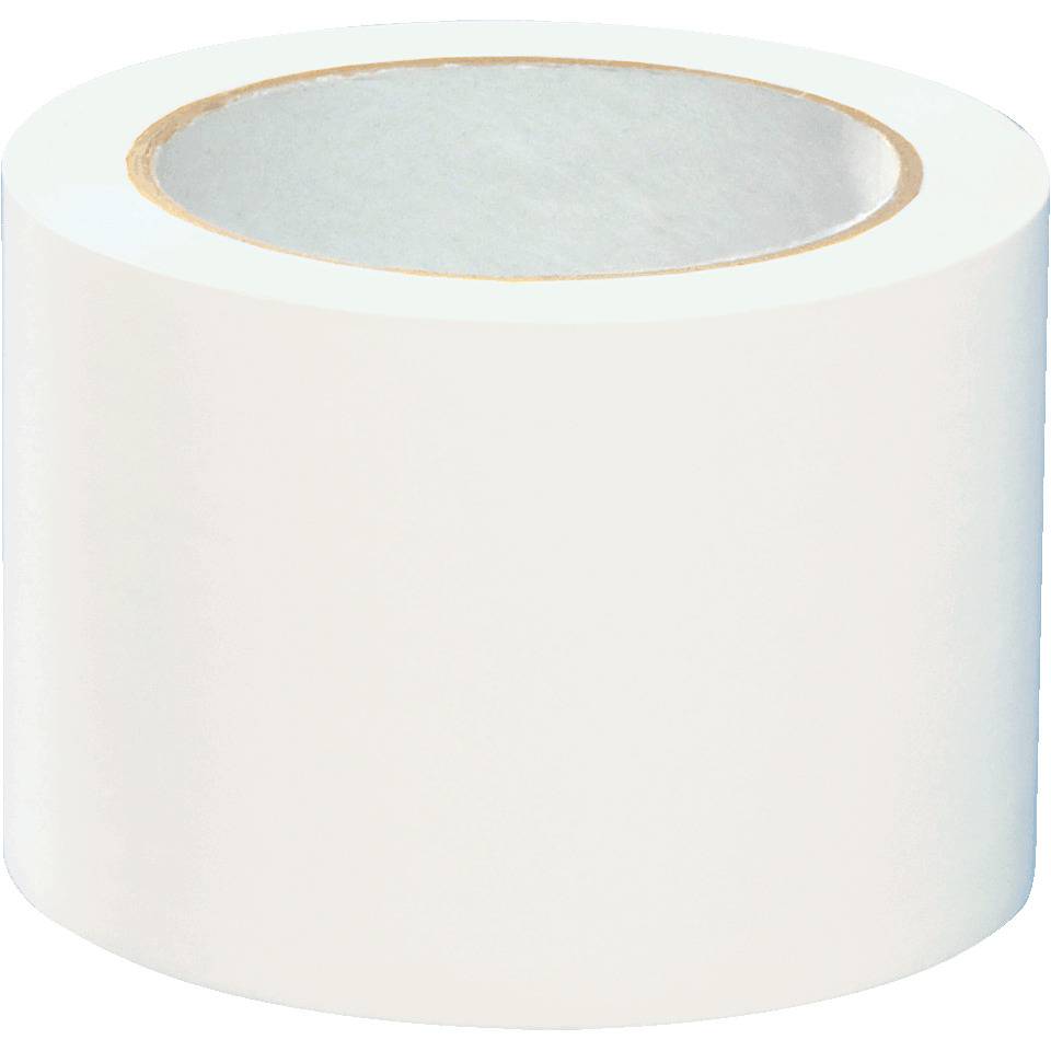 A.M.P.E.R.E. TRAFFIC TAPE Uni, weiß, PVC, 75mm, 33m/Rolle