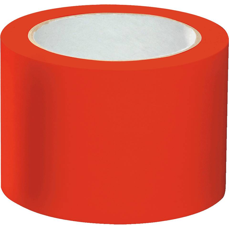 A.M.P.E.R.E. TRAFFIC TAPE Uni, rot, PVC, 75mm, 33m/Rolle