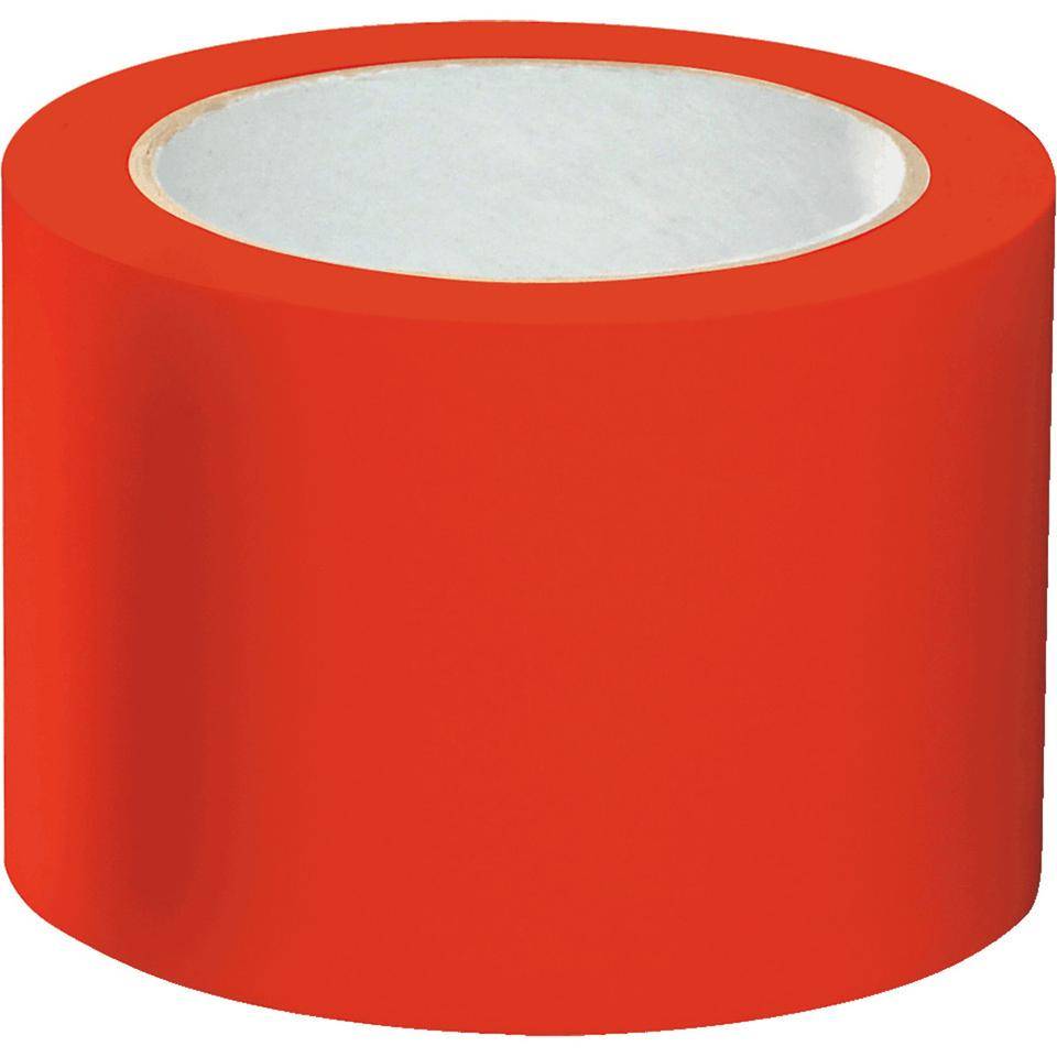 K.57 Bodenmarkierungsband, rot, PVC-Folie, 75mm, 33m/Rolle