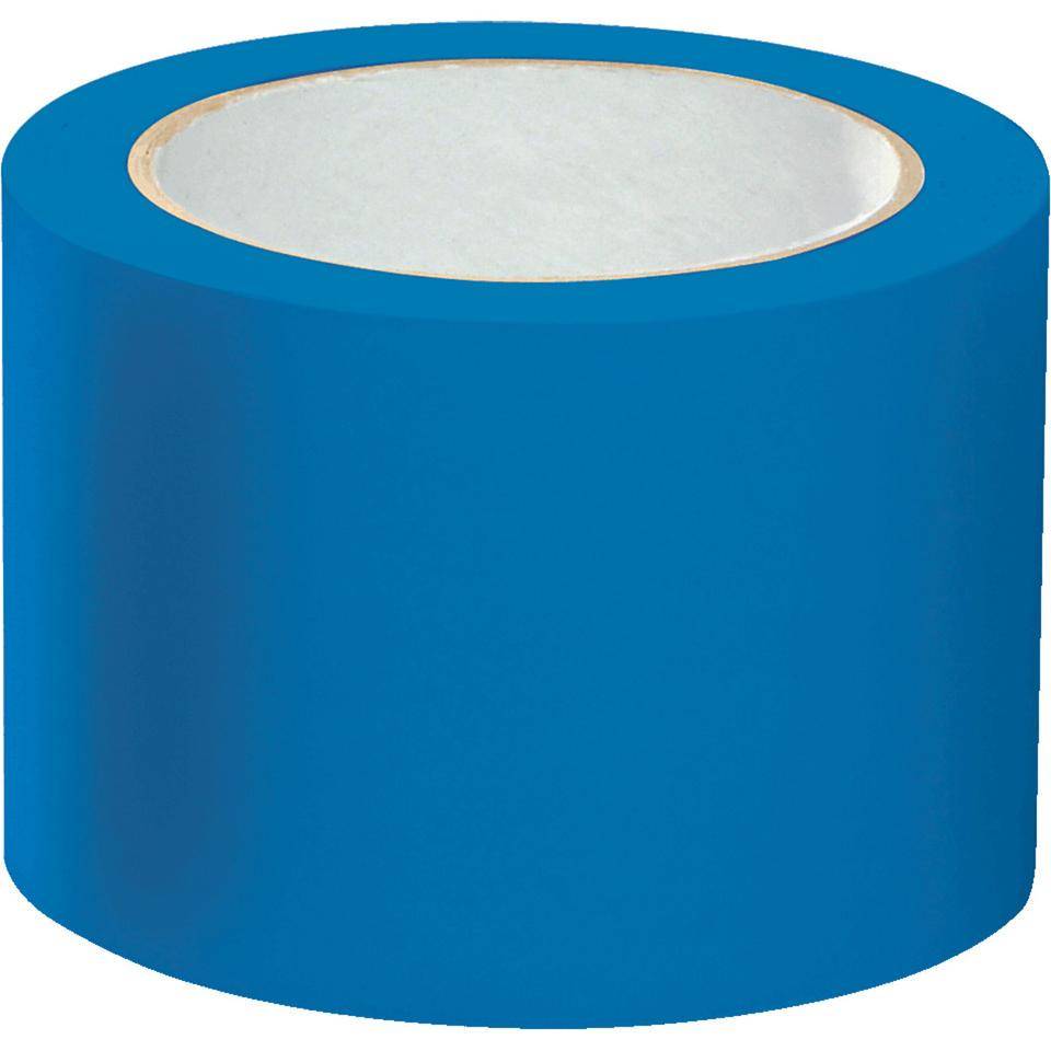 K.57 Bodenmarkierungsband, blau, PVC-Folie, 75mm, 33m/Rolle