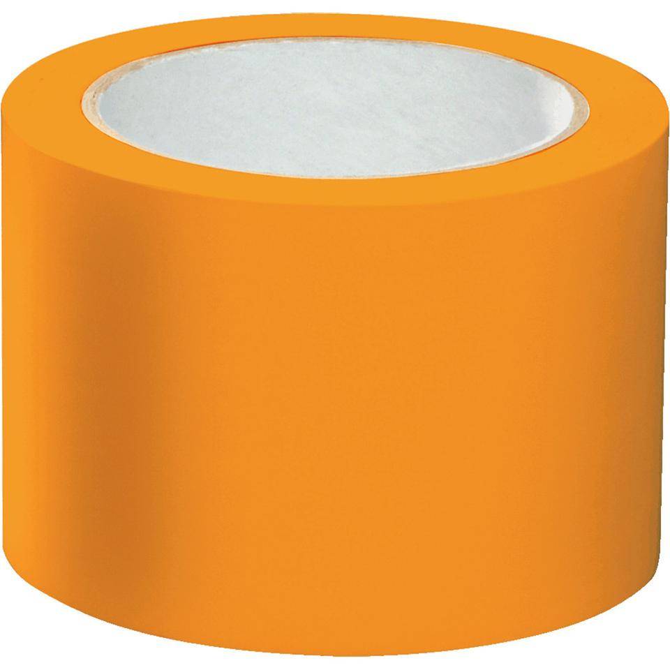 K.57 Bodenmarkierungsband, orange, PVC-Folie, 75mm, 33m/Rolle
