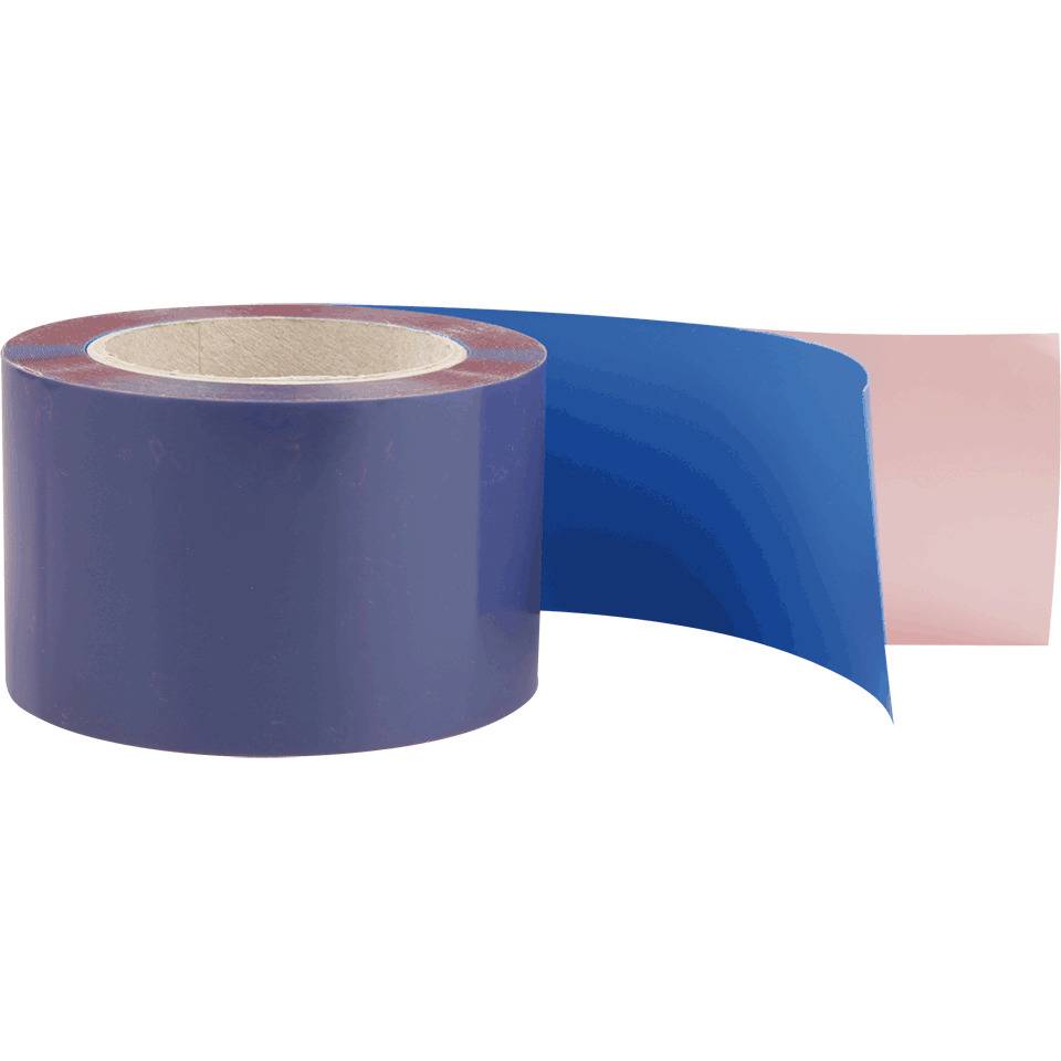 K.57 Bodenmarkierungsband, überfahrbar, verkehrsblau, PVC, 75mm, 10m/Rolle