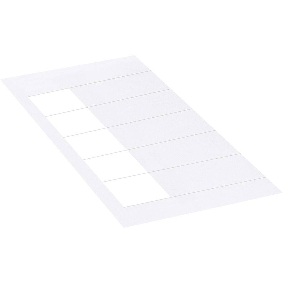 Grundplakette z.Kabelkennzeichnung, beschriftbar, Folie, selbstklebend, 40x110mm, 5/Bogen