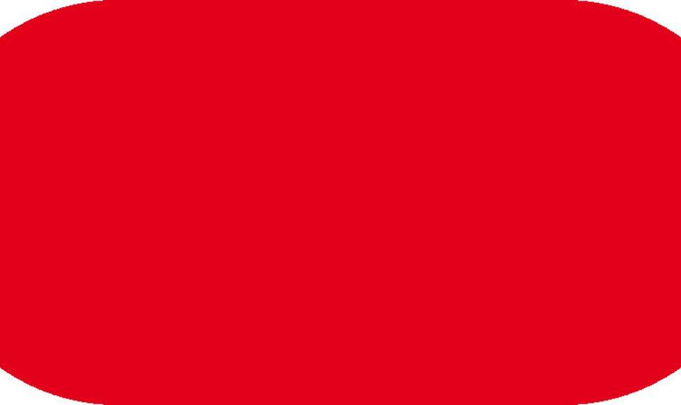 Stellplatzmarkierung Rechteck, Rutschhemmung R10, rot, Spezial-Kunststoff, 210x100mm, 10/VE