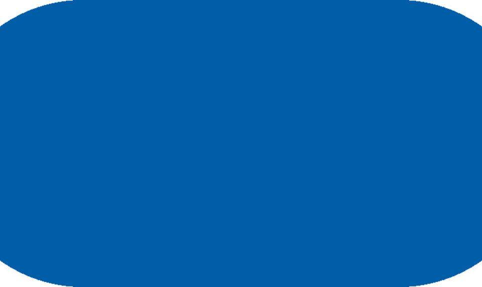 Stellplatzmarkierung Rechteck, Rutschhemmung R10, blau, Spezial-Kunststoff, 210x100mm, 10/VE