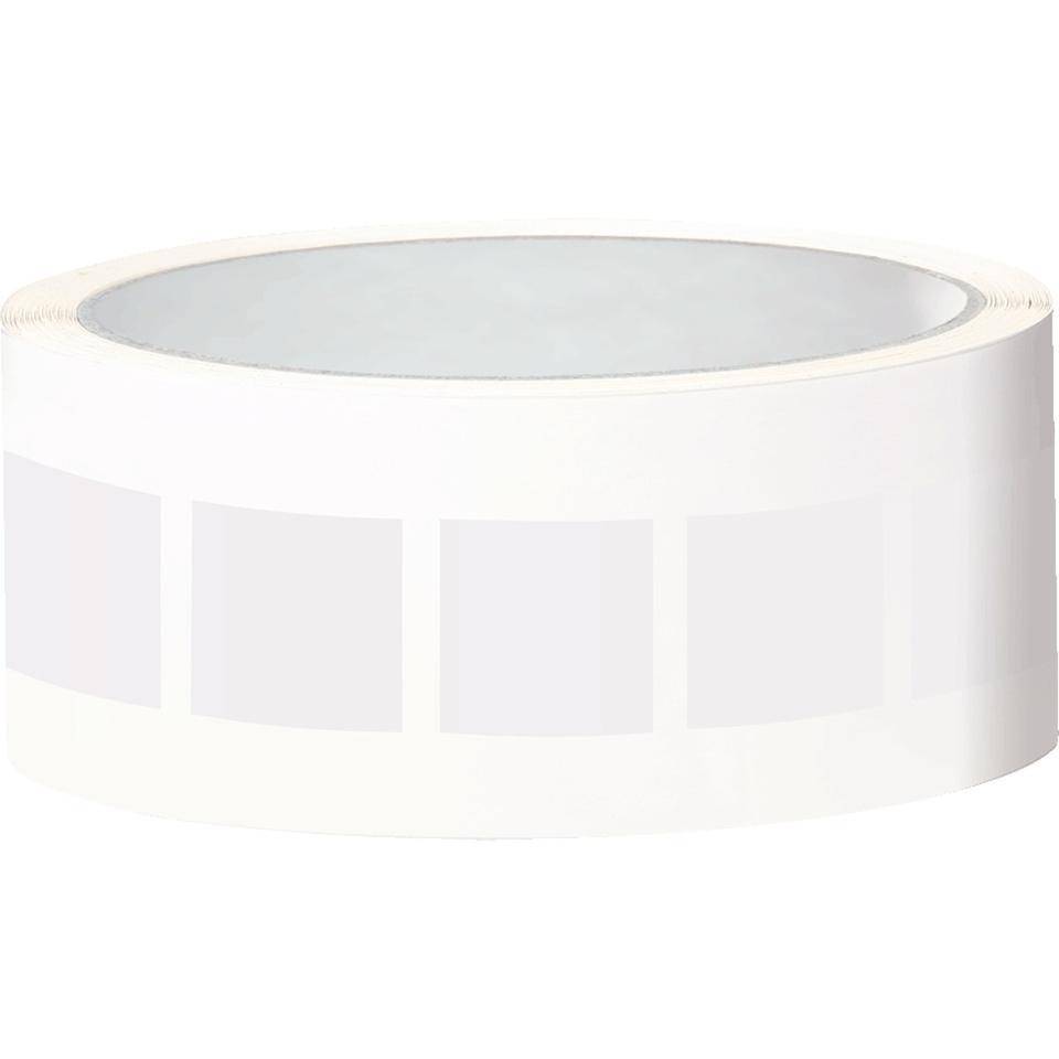 Etikett, eckig, beschriftbar, weiß, Folie, selbstklebend, 25x25mm, 100/Rolle
