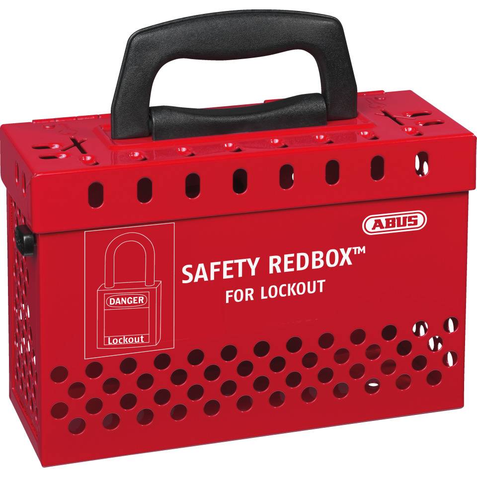 ABUS Wartungsschutzdepot Safety Redbox, für max. 18 Schlösser, rot, 240x174x94mm