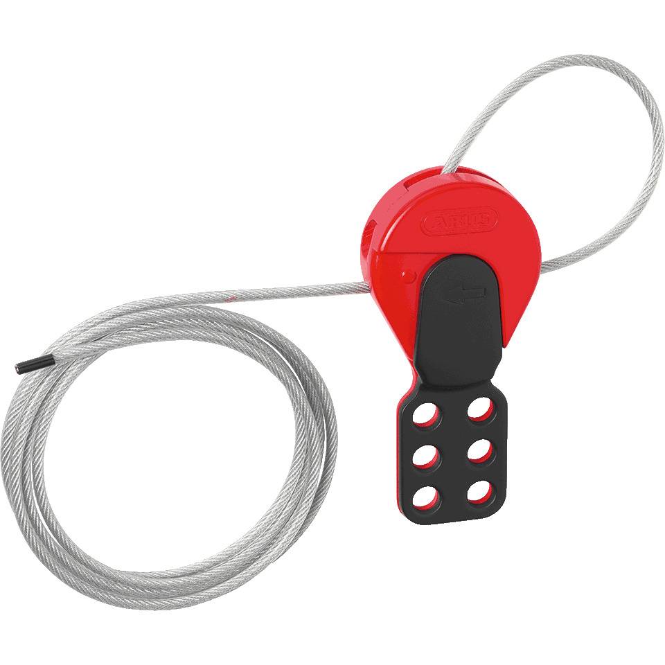 ABUS Kabelverriegelung Safelex Universal, Klemmmechanismus, nachspannbar, 1m