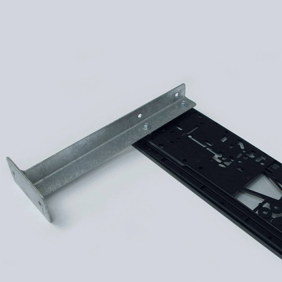 Parkplatzreservierungsschild Motorräder, mit Befestigungsset 2, 520x110mm