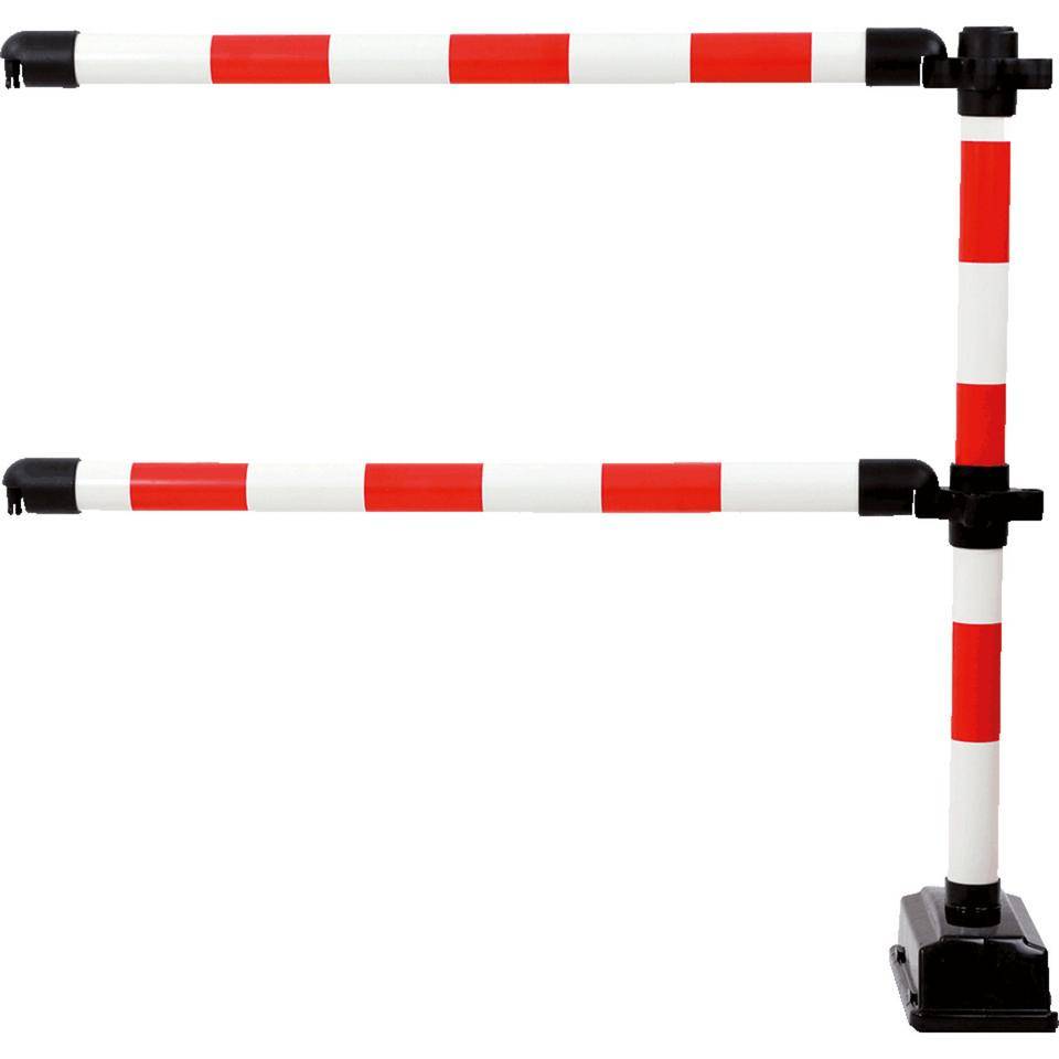 Express-Absperrung, Erweiterungsmeter, rot/weiß, Höhe 940mm